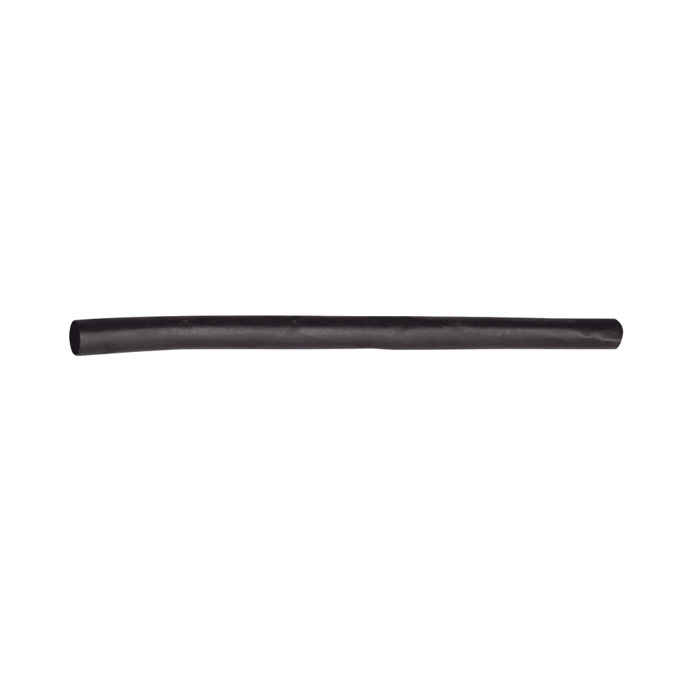 Tubo termoencogible (termofit) negro de 1.2 m, 3/32" de diámetro, reduce de 2:1, poliolefina.