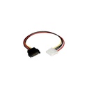 Cable adaptador convertidor molex a sata startech.com lp4satafm12 - sata
