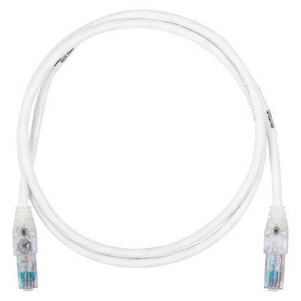 Patchcord utp cat6 traceable con luz led belden c6t1109010 forro pvc blanco cmr-riser cmr-riser 4 pares calibre conductor 24 awg