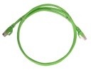 Patchcord utp enson p6012e serie pro 100-ii 100% cobre color verde 120cm para mejor identificacion de soluciones en racks y gabi
