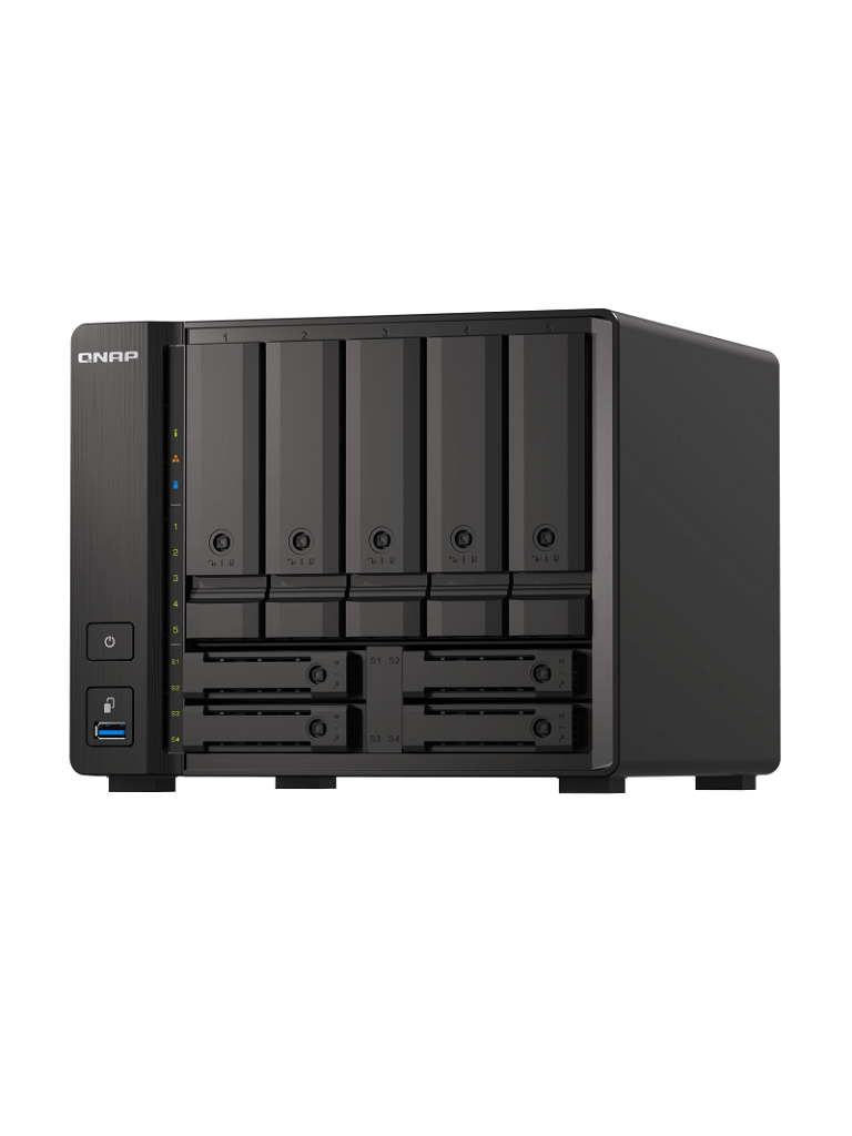 NAS De 9 Bahías QNAP TS-h973AX-8G 8GB AMD Ryzen V1500B 2.20GHz SATA