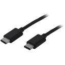 Cable usb-c de 2m type-c usb 2.0 macho a macho   .