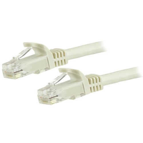 Cable 5m red ethernet utp cat6 snagless blanco rj45