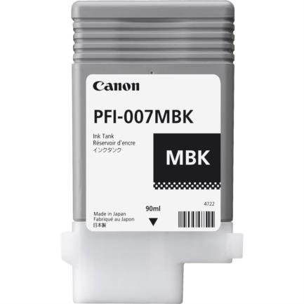 Tanque canon pfi-007 mbk - negro