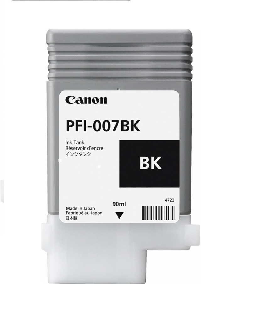 Tanque De Tinta Negro Canon Pfi-007bk 90ml