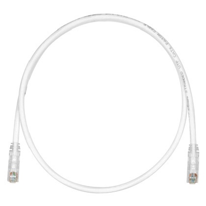 Cable de parcheo tx6, utp cat6, 24 awg, cm/lszh, color blanco mate, 5ft