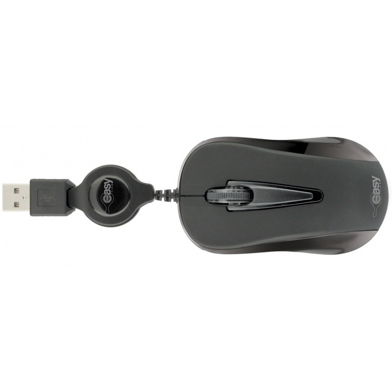 Mini mouse optico retractil easy line by perfect choice negro usb compatib.con windows xp,vista,7