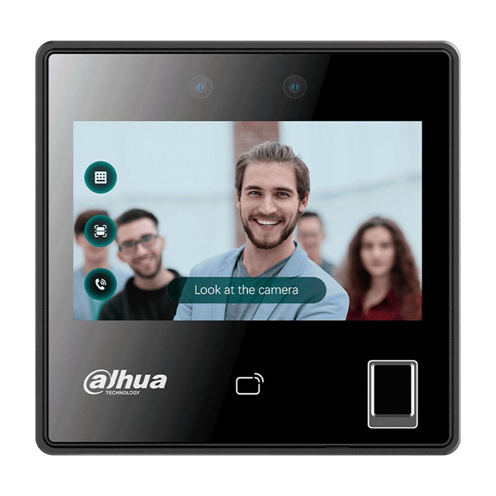 Dahua Control de Acceso y Asistencia, Reconocimiento Facial, LCD, Pantalla Touch 4.3 Pulgadas, 3,000 Rostros, 5,000 Huellas, 3,000 Tarjetas, WiFi