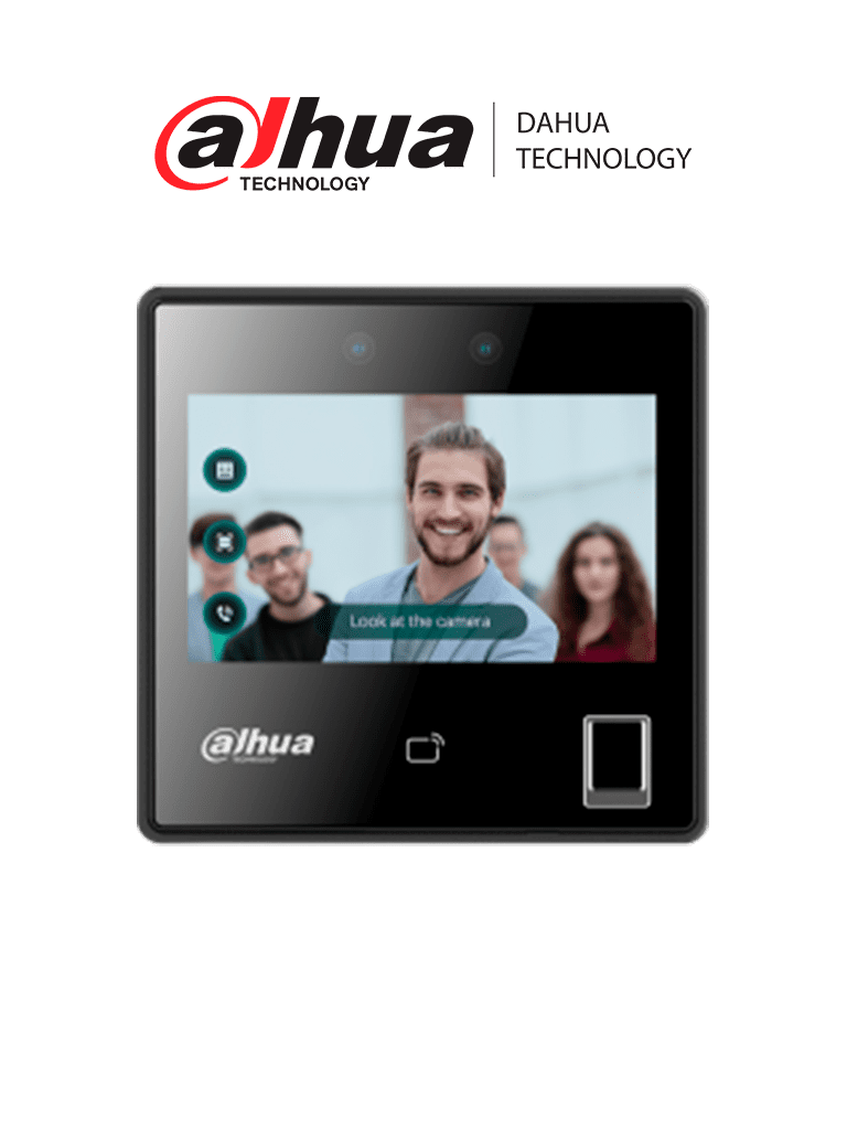 Dahua dhi-asi3214a-w - control de acceso con reconocimiento facial/ pantalla touch de 4.3 pulgadas/ 3,000 rostros/ rango de reco