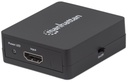 Video splitter manhattan hdmi hdtv 1080p, 1 in : 2 out usb 207652