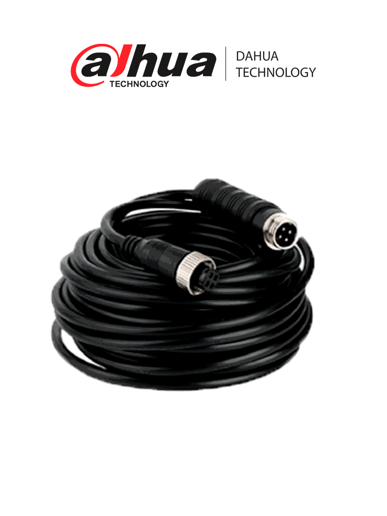Dahua mcnu-gxf4-gxm4-3 - cable extensor tipo aviación de 3 metros/ para transmisión de video y audio analogico/ conectores m12 h