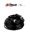 Dahua mcnu-gxf4-gxm4-3 - cable extensor tipo aviación de 3 metros/ para transmisión de video y audio analogico/ conectores m12 h