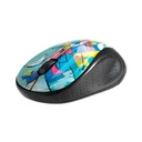 Mouse Naceb Óptico Arty Inalámbrico USB 1000DPI Multicolor