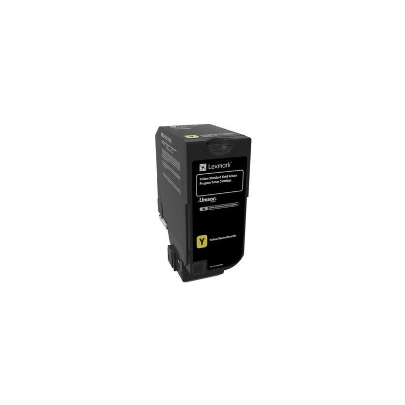 Toner lexmark amarillo /cs720de