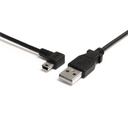 Cable de 91cm usb 2.0 acodado a la izquierda mini b - cable adaptador usb a a mini b - cable convertidor usb-a a mini usb-b - st