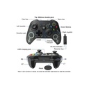 Control inalambrico usb n-1, compatible con xbox one, ps3 , pc 2.4g, dual motor negro