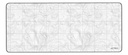 Alfombrilla Para Escritorio Vibe Flow Terrain Mt494t Blanco Diseño impreso Estampado curvas de nivel