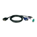 Juego de cables combinados usb ps2 para kvms etcontroller serie 80