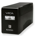 VICA No Break S2200 Fuente de alimentación continua, Negro