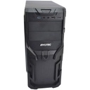 Gabinete evotec ev-1005 atx/mini atx/micro atx.fuente de 600w 2 usb 3.0 negro