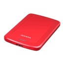 Disco Duro Externo Adata HV300 2.5'' 2TB USB 3.1 Rojo para Mac/PC