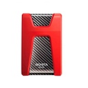 Disco Duro Externo Adata HD650 2.5'' 2TB USB 3.1 Rojo para Mac/PC