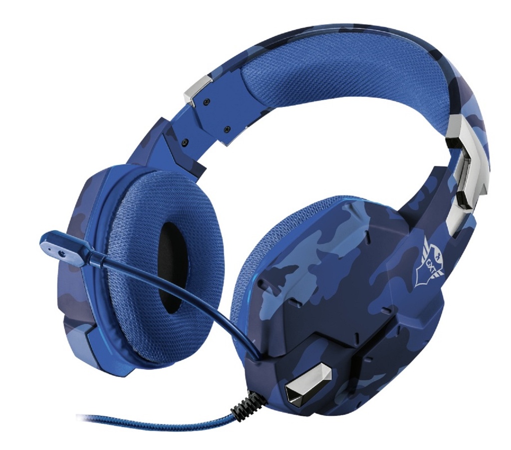 Audífonos Gamer Trust GXT 322B Carus Para PS4/PS5/Xbox Alámbrico 1 Metro 3.5mm