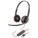 Diadema Plantronics Blackwire C3220 USB para PC Negra Modelo 209745-101