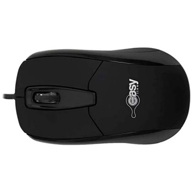 Mouse optico easy line 1200 dpi win xp vista 7 8 8.1 mac os x usb negro