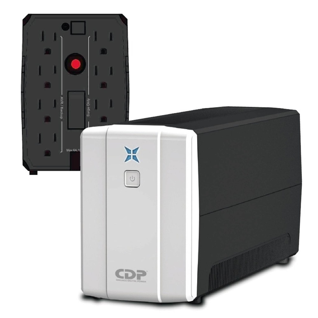No-break UPS CDP R-UPR508 500VA 250W 8 Contactos
