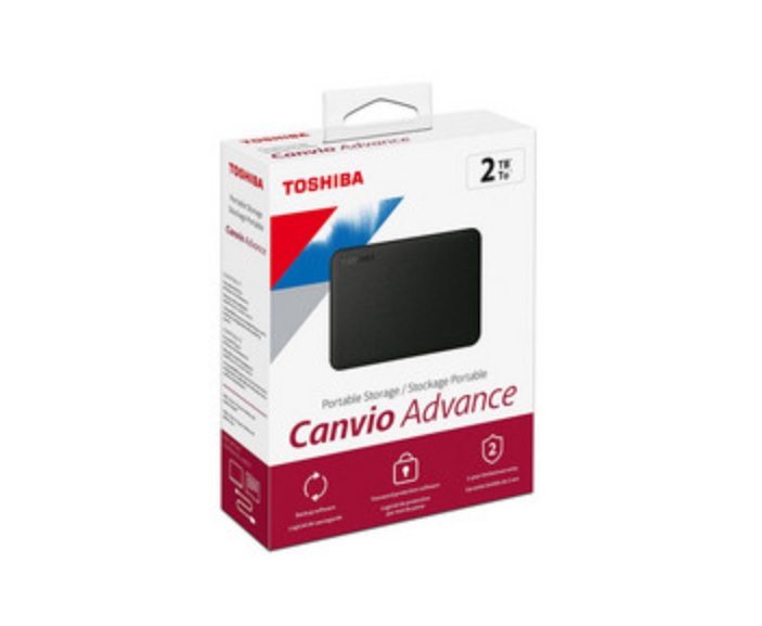 Disco Duro Portátil Toshiba Canvio Advance de 2 TB USB 3.0