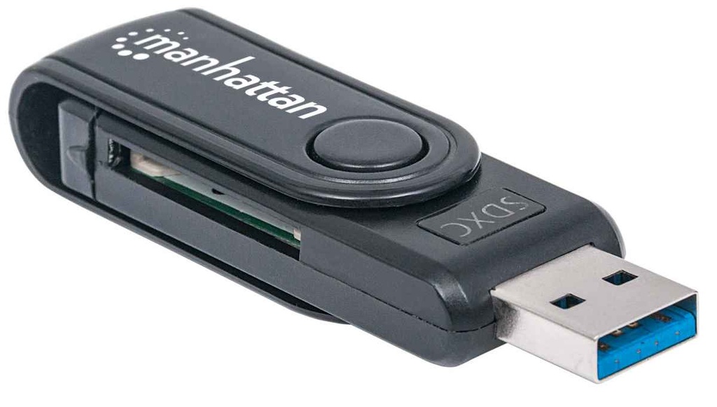 Lector De Memoria Manhattan USB 3.0 5000 Mbit/s