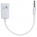 Adaptador De Audio Manhattan 3.5mm Macho - 2x 3.5mm Hembra