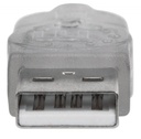Cable Extensión De Alta Velocidad Manhattan USB 2.0 USB A Macho - USB A Hembra 4.5 Metros
