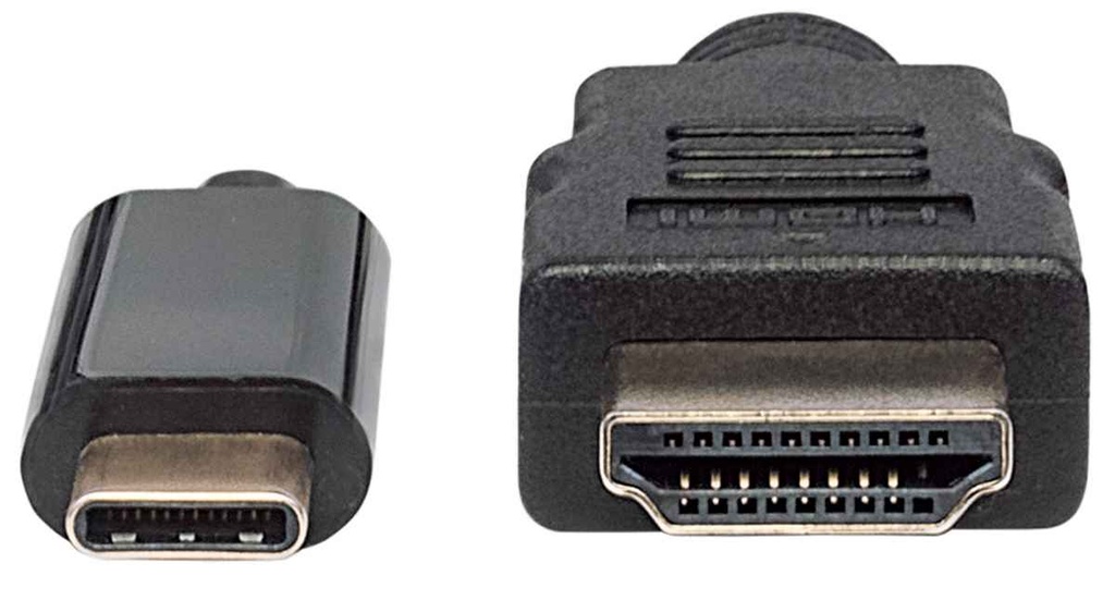 Cable Manhattan USB C - HDMI Convierte Una Señal Modo DP Alt - HDMI 4K