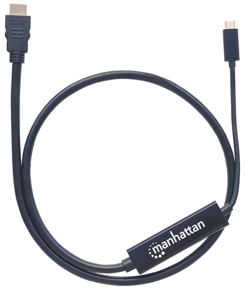Cable Manhattan USB C - HDMI Convierte Una Señal Modo DP Alt - HDMI 4K