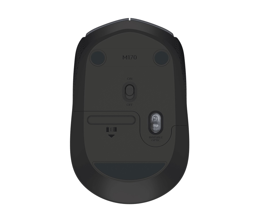 Mouse Logitech M170 RF Inalámbrico USB 3 Botones