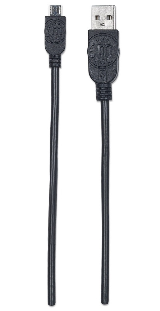 Cable Manhattan De Alta Velocidad USB 2.0 A Macho - Micro USB 2.0 B Macho 3 Metros