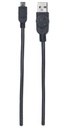 Cable Manhattan De Alta Velocidad USB 2.0 A Macho - Micro USB 2.0 B Macho 3 Metros