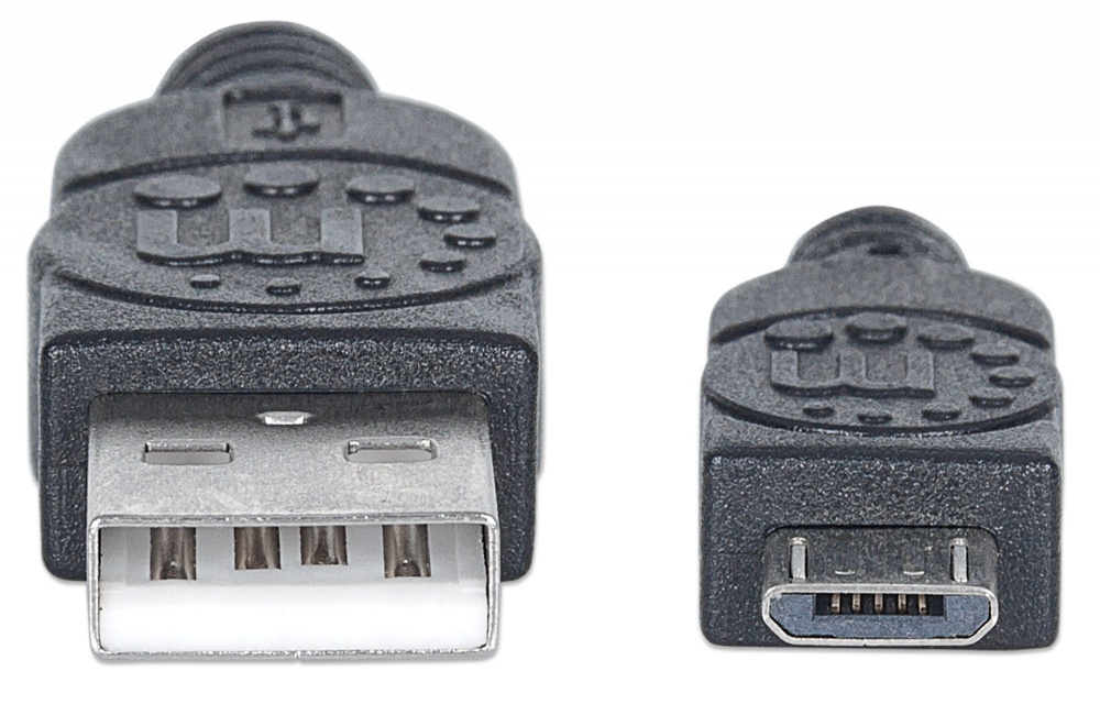Cable Manhattan De Alta Velocidad USB 2.0 A Macho - Micro USB 2.0 B Macho 3 Metros