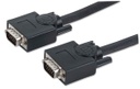 Cable De Video Manhattan Para Monitor SVGA 8mm VGA Macho - VGA Macho 7.5 Metros