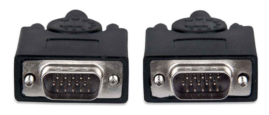 Cable De Video Manhattan Para Monitor SVGA 8mm VGA Macho - VGA Macho 7.5 Metros