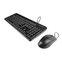 Kit De Teclado Y Mouse Vorago KM-107 USB Teclas Multimedia Resolucion 1000dpi