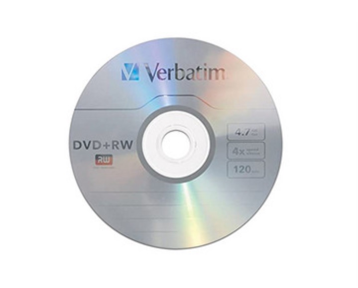 DVD+RW Verbatim VB94520 De 4.7GB/120min 4X