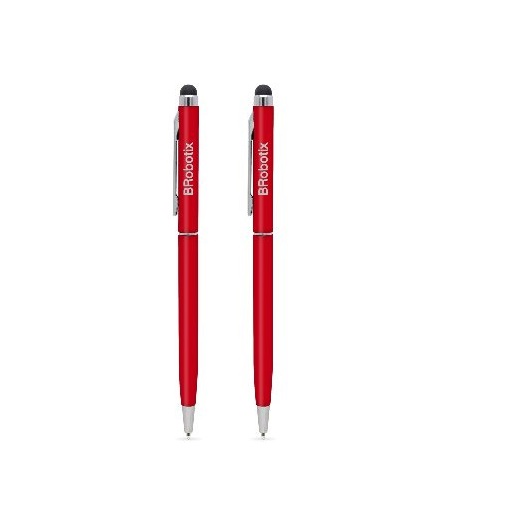 Pluma BRobotix Lápiz Digital Stylus Duo Pack para Tablet Rojo