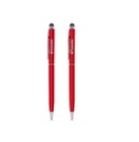 Pluma BRobotix Lápiz Digital Stylus Duo Pack para Tablet Rojo