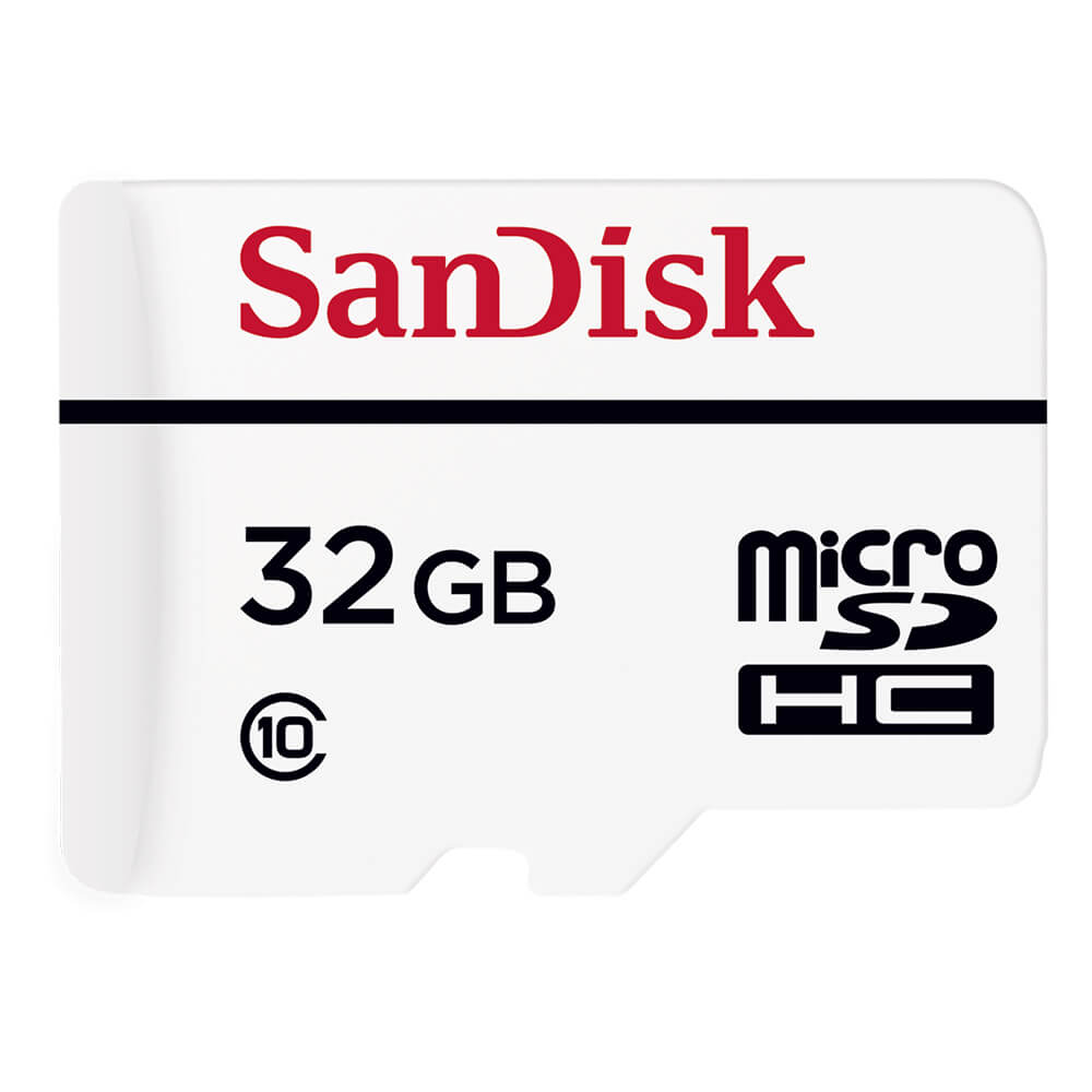 Memoria Flash SanDisk 32GB microSDXC Clase 10 para Monitoreo por Video de Gran Resistencia (sdsdqq-032g-g46a)