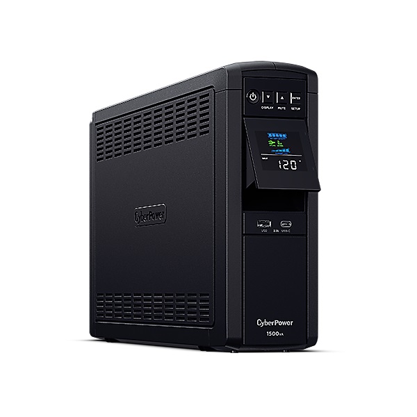 No Break CyberPower CP1500PFCLCDA Línea Interactiva 1000W 1500VA Entrada 88-144V Salida 120V 12 Contactos