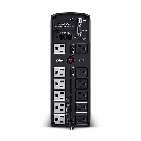 No Break CyberPower CP1500PFCLCDA Línea Interactiva 1000W 1500VA Entrada 88-144V Salida 120V 12 Contactos
