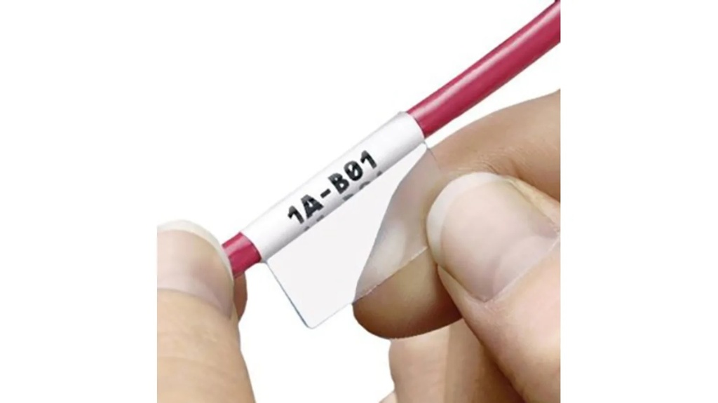 Hojas con 1000 Etiquetas Autolaminadas para Impresora Láser/Inyección de Tinta para Cables de 6.1 a 12.2 mm de Diámetro 8 - 4AWG